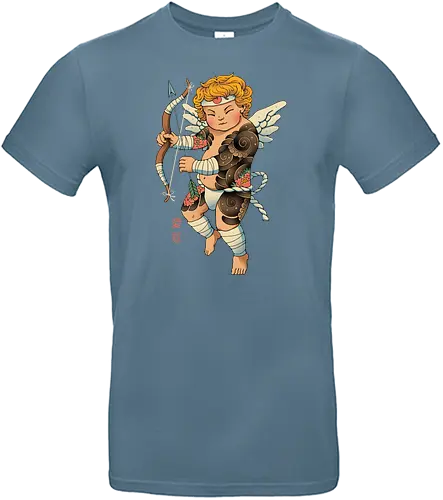Samurai Cupid - Cupid, Valentine, japan, samurai, mashup - Standard T-Shirt