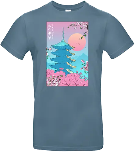 Ikigai in Kyoto - japan, Kyoto, Ikigai, art, kunst, nippon - Standard T-Shirt
