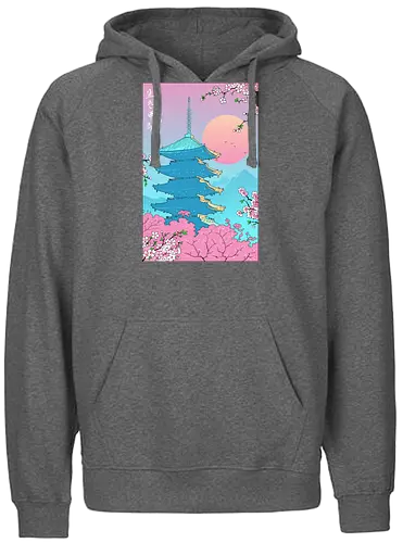 Ikigai in Kyoto - japan, Kyoto, Ikigai, art, kunst, nippon - Fairtrade Hoodie