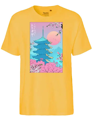 Ikigai in Kyoto - japan, Kyoto, Ikigai, art, kunst, nippon - Fairtrade T-Shirt