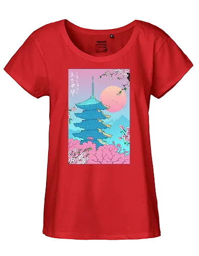 Ikigai in Kyoto - japan, Kyoto, Ikigai, art, kunst, nippon - Fairtrade Girl Shirt