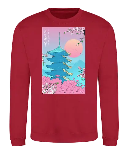 Ikigai in Kyoto - japan, Kyoto, Ikigai, art, kunst, nippon - Sweatshirt