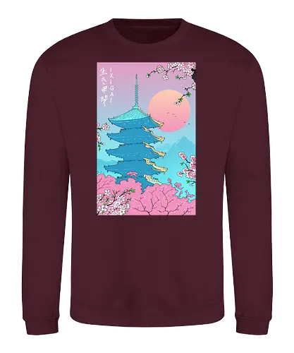 Ikigai in Kyoto - japan, Kyoto, Ikigai, art, kunst, nippon - Sweatshirt