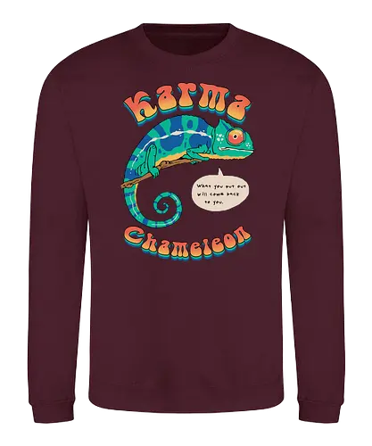 Cultured Chameleon - fun, ohrwurm, Chamäleon, tier, Lizard, song, music, culture, club, 80s, retro - Sweatshirt