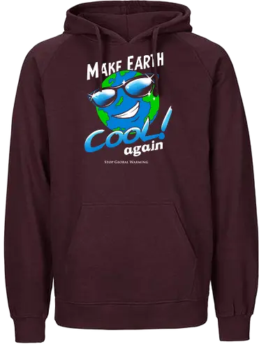 Make Earth Cool Again - Klimawandel, politik, Global Warming, erde, planet, Safe the earth, earth - Fairtrade Hoodie