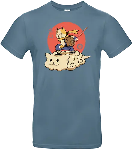 Kitten Cloud - cat, katze, dragon, ball, mashup, jindujun - Standard T-Shirt
