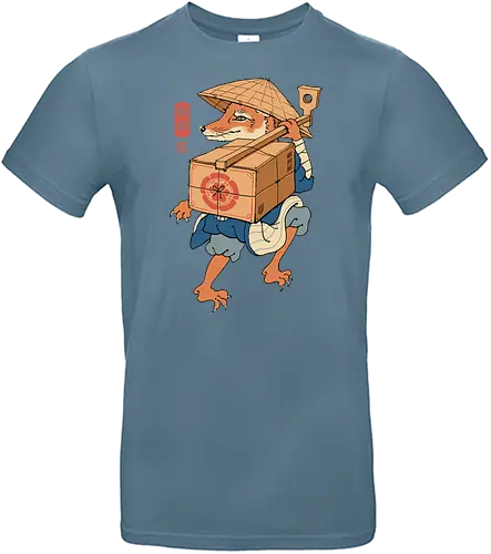 Hikyaku Fox - japan, nippon, fox, Japanese - Standard T-Shirt