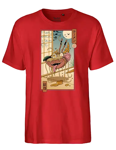Yokai Ramen in Edo - ramen, yokai, japan, ghost, spirit, nippon - Fairtrade T-Shirt