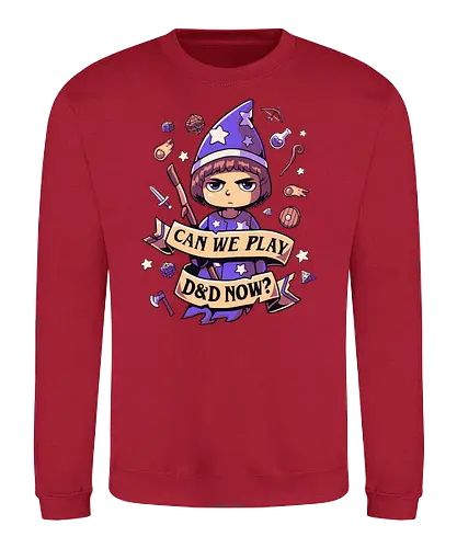 Will the Wise - wizard, stranger, things, will, Pen and Paper, dungeons, dragons - Sweatshirt