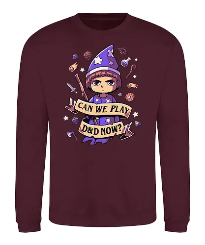 Will the Wise - wizard, stranger, things, will, Pen and Paper, dungeons, dragons - Sweatshirt