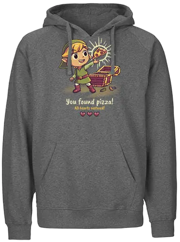 Legendary Pizza - legendär, legendary, pizza, fastfood, Hero of Time, trsure - Fairtrade Hoodie