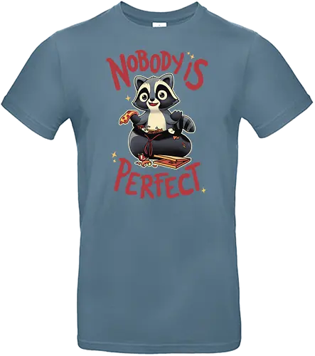 Nobody is Perfect - Statement, waschbär, trash, raccoon, cute, süß - Standard T-Shirt