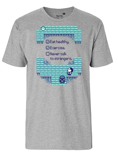 Blue Trainer Tips - trainer, tips, Exercise, Strangers, pocket, monster, hlthy - Fairtrade T-Shirt