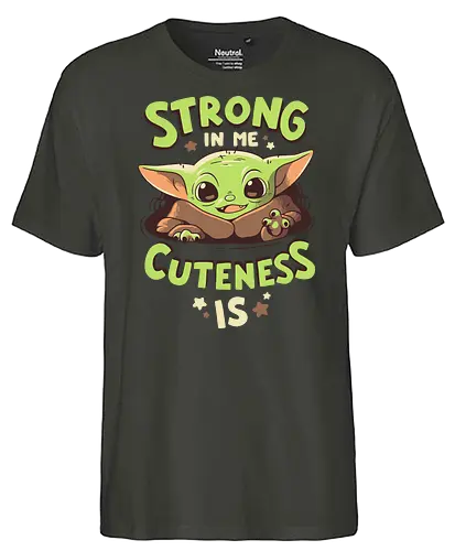 Strong in me - baby, cute, force, space, space opera - Fairtrade T-Shirt