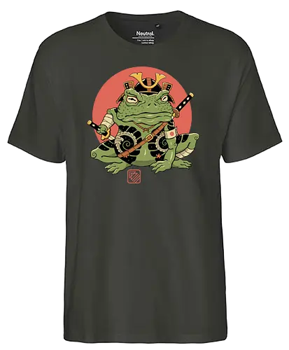 Tattooad - toad, kröte, samurai, Frog, japan - Fairtrade T-Shirt