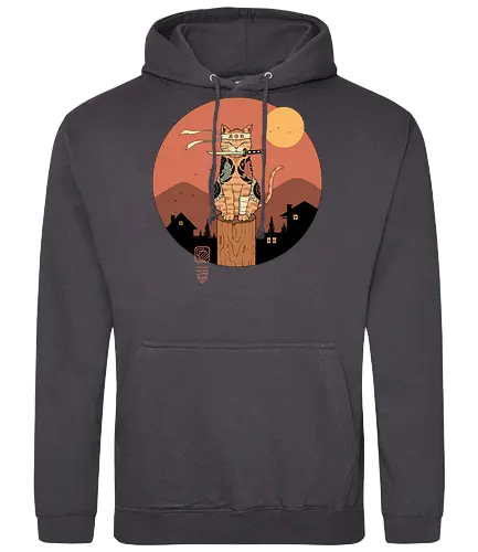 Catana Ninja - cat, neko, catana, japan - Standard Hoodie