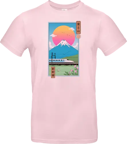 Shinkansen in Mt. Fuji