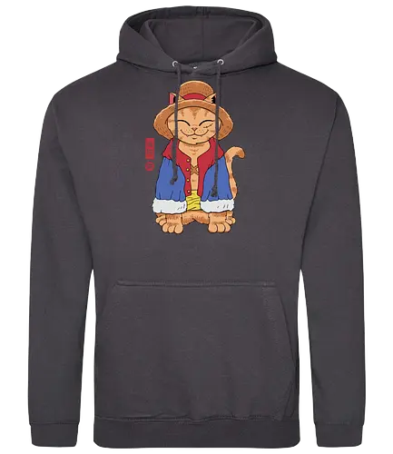 Straw Hat Cat - Strohhut, katze, cat, anime, manga - Standard Hoodie