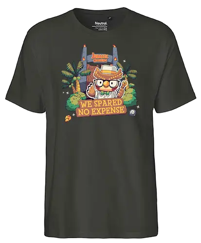 No Expense - animal, Crossing, Museum, jurassic, park, eule, owl, mashup - Fairtrade T-Shirt