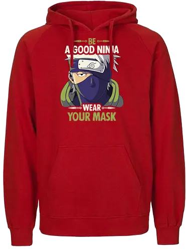 Good Ninja - ninja, shinobi, anime, mask, Corona, Pandemic, Pandemie - Fairtrade Hoodie