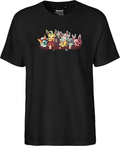 Evolutions - evolution, pocket, monster, sitcom, 90s - Fairtrade T-Shirt