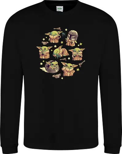 Baby Child Adventures - baby, child, alien, space opera, scifi, science fiction - Sweatshirt
