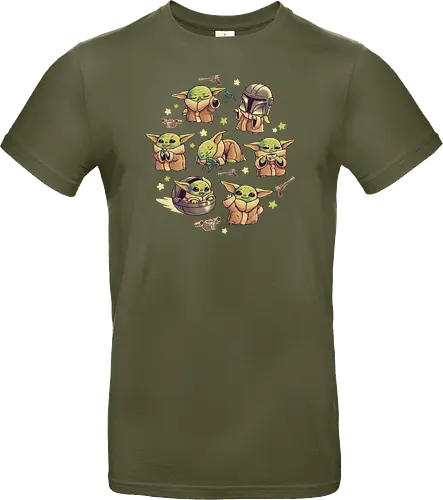 Baby Child Adventures - baby, child, alien, space opera, scifi, science fiction - Standard T-Shirt