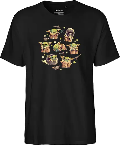 Baby Child Adventures - baby, child, alien, space opera, scifi, science fiction - Fairtrade T-Shirt