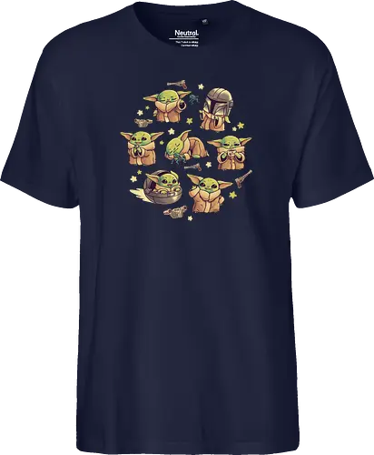 Baby Child Adventures - baby, child, alien, space opera, scifi, science fiction - Fairtrade T-Shirt