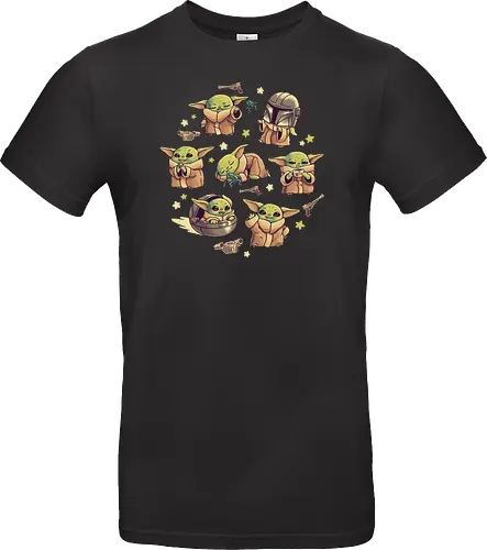 Baby Child Adventures - baby, child, alien, space opera, scifi, science fiction - Standard T-Shirt