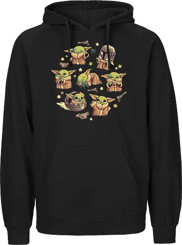Baby Child Adventures - baby, child, alien, space opera, scifi, science fiction - Fairtrade Hoodie