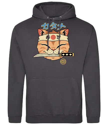 Basic Catana Hd - cat, katze, katana - Standard Hoodie