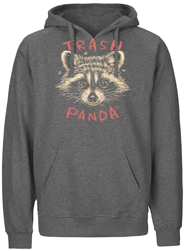 Trash Panda - raccoon, waschbär, trash, trash panda - Fairtrade Hoodie