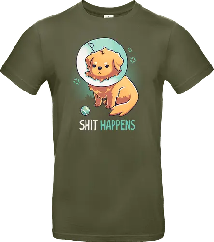 Shit Happens - Golden Retriever Dog