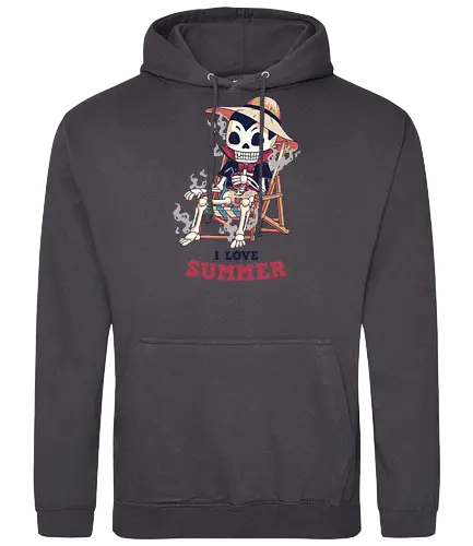 I love summer - sommer, vampir, sonne, sun, Burn, hot, heiß - Standard Hoodie