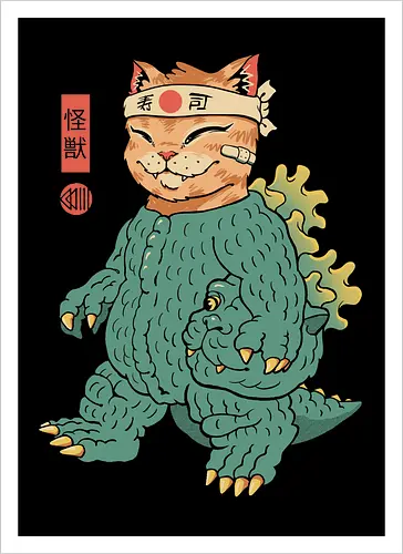 Unmasked Kaiju Meowster