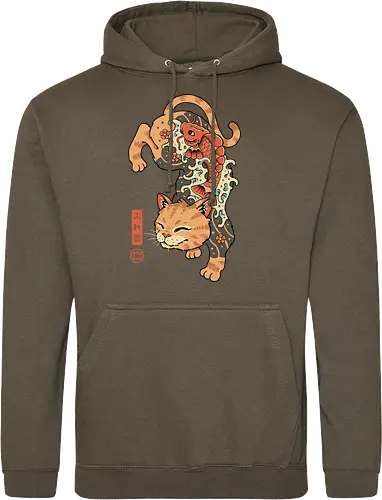 Koi Fish Cat Irezumi