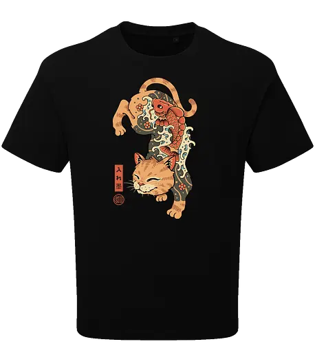 Koi Fish Cat Irezumi
