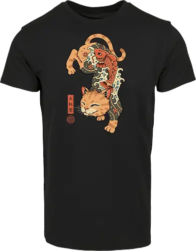 Koi Fish Cat Irezumi