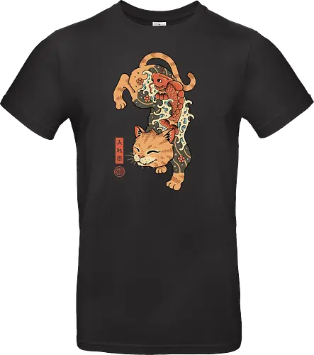 Koi Fish Cat Irezumi