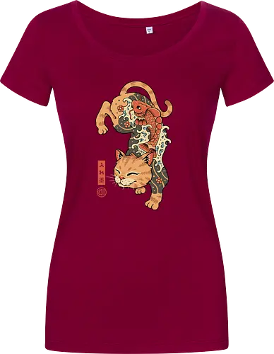 Koi Fish Cat Irezumi