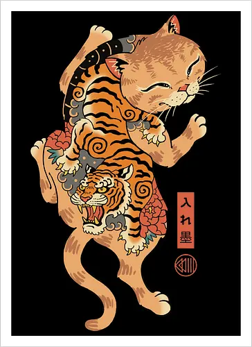 Tiger Cat Irezumi