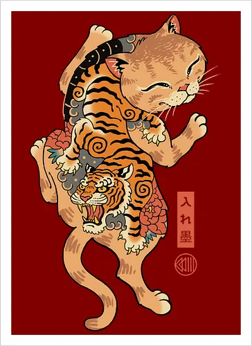 Tiger Cat Irezumi