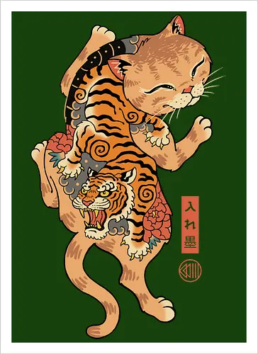Tiger Cat Irezumi