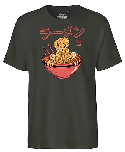 Ramen Ooze Monster - ramen, monster - Fairtrade T-Shirt