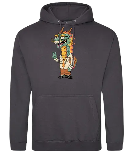 Green Dragon - dragon, drache, yr of dragon, lunar new yr - Standard Hoodie