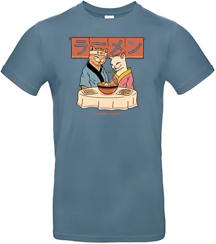 A Ramentic Moment - love, ramen, romantic, cat, katze, valentiConsole - Standard T-Shirt