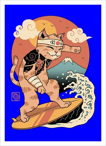 Meowster Surfer