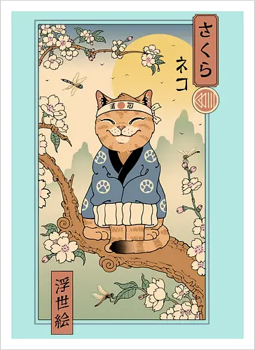 Meowster in Sakura Branch