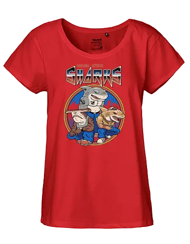 Gangster Sharks - shark - Fairtrade Girl Shirt